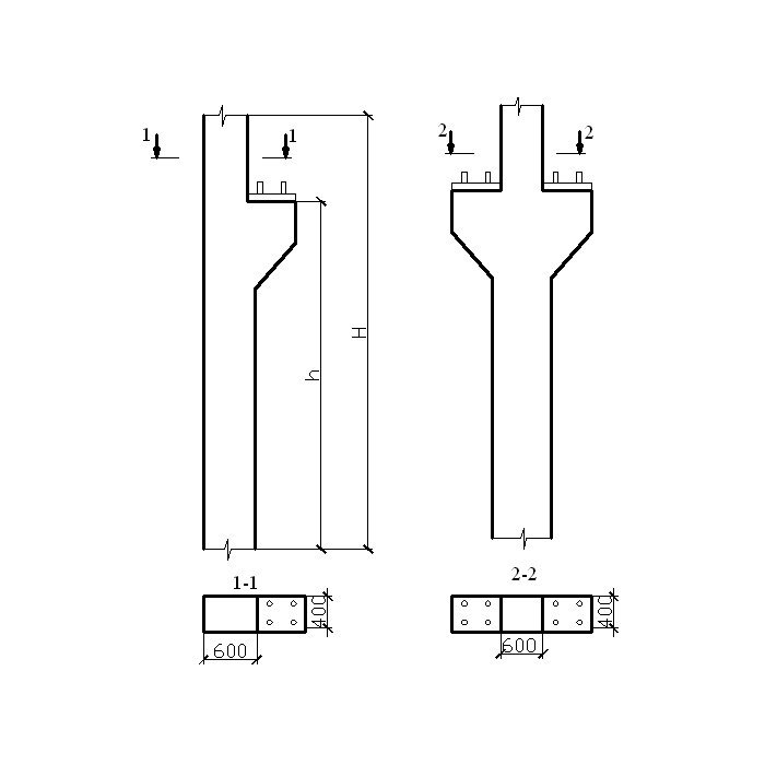 Колонна железобетонная 7к 108-6